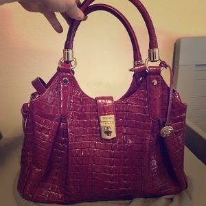 Brahmin purse Style Elisa Boysenberry la Scala